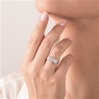 Ringe Mirco Visconti Dame Trilogy in Weißgold Diamante BG34/40 - BG34/40
